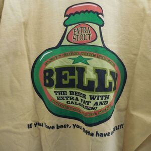Belly Beer Hawaii Extra Stout Shirt Mens XL Beer with Extra Calories & Fat EUC